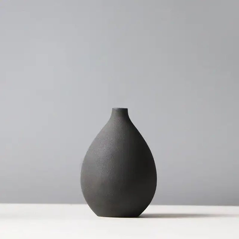 Matte Ceramic Vase | Morandi Modern Vase | Decorative Vase | Ceramic Pottery | Minimal Vase | Table Decoration